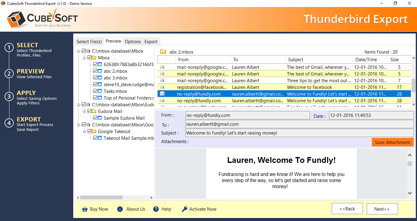 mailbird exchange server url